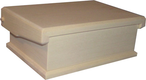 Mini Basswood Box 5" x 8" x 3 5/8"